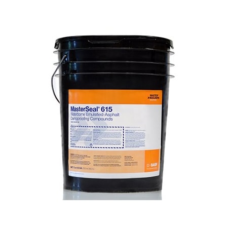 Sika Sikalastic-315 Short Fiber Waterborne Emulsified-Asphalt Damp-Proofing Compound 5 Gal 812635